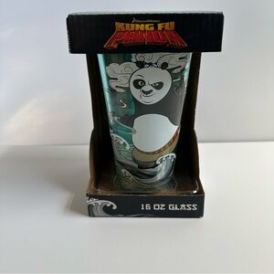 Kung Fu Panda 16oz Glass